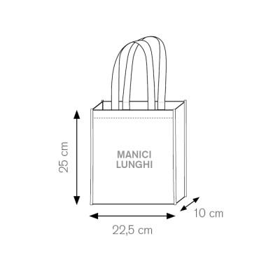 Borsa shopping con soffietto - Stellina cod. PG168