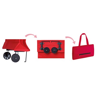 Carrello spesa nylon 600d richiudibile - Carry cod. PG088