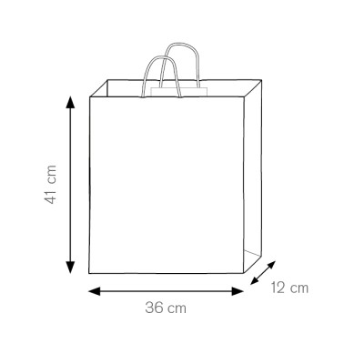 Shopper con stampa logo - cod. PG038