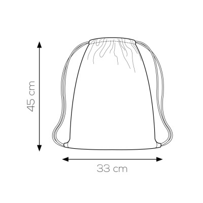 Sacca zaino nylon 210d - Play cod. PG280