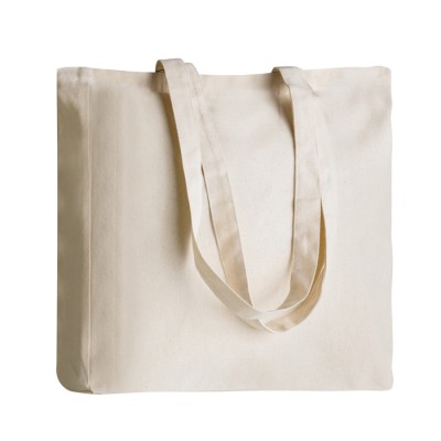 Borsa in cotone canvas - Gusset cod. PG424