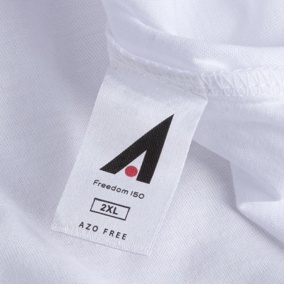 T-shirt adulto cotone - Freedom 150 white cod. PM325