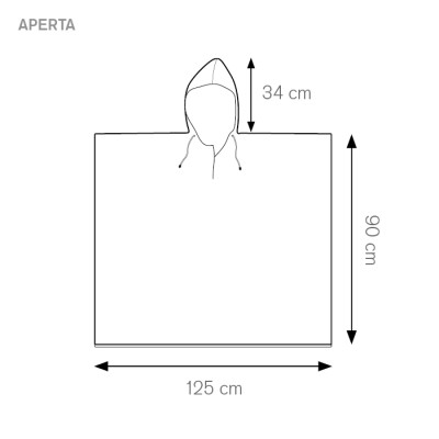 Poncho goffrato - Poncho cod. PL260