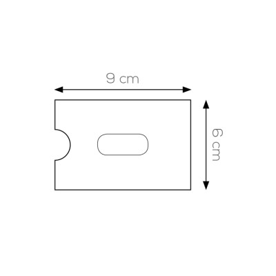 Portacards rigido trasparente - Firm cod. PN284