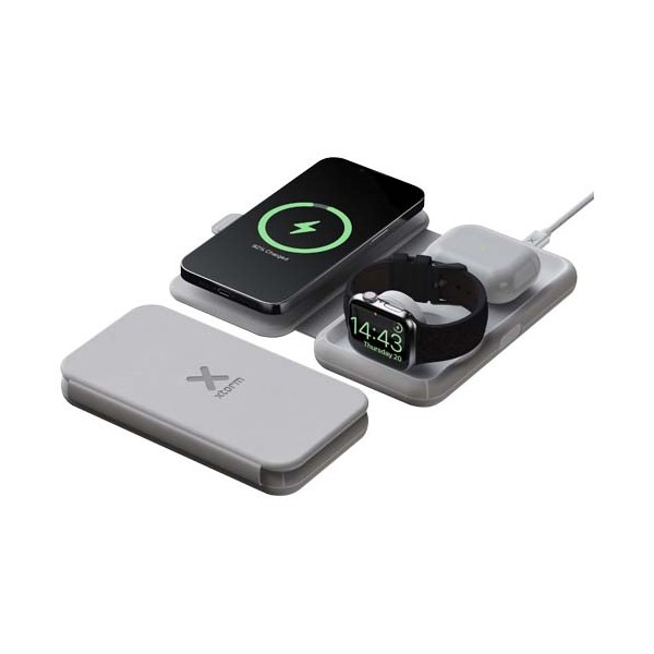 Caricabatterie da viaggio wireless 3 in 1 pieghevole da 15 W Xtorm XWF31 - cod. P124405