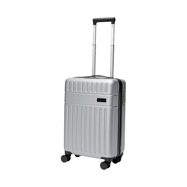 Trolley bagaglio a mano in materiale riciclato certificato GRS da 40 l per portatile da 20" Rover - cod. P130049