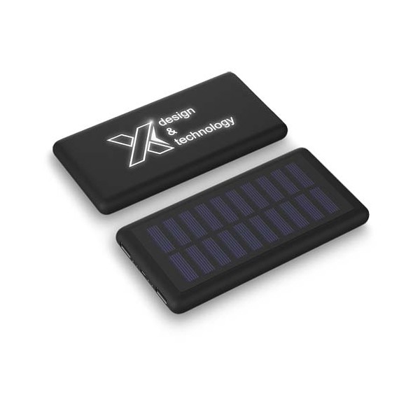Power bank luminoso SCX.design P30 a carica solare - cod. P2PX021