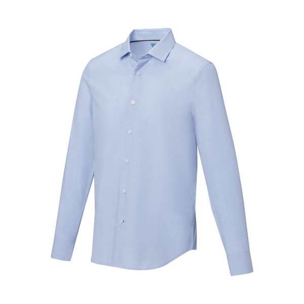 Camicia a maniche lunghe da uomo in tessuto biologico Cuprite - cod. P37524