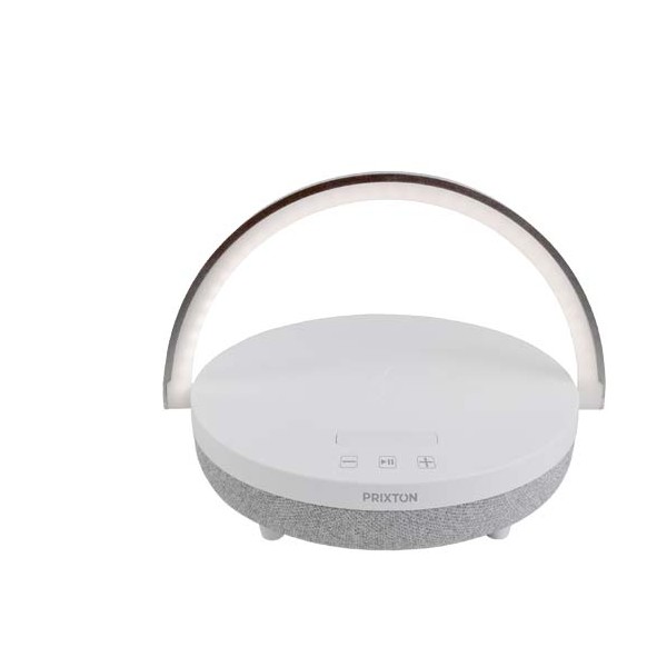 Speaker Bluetooth® 4 in 1 da 10 W con luce LED e base di ricarica wireless Prixton - cod. P2PA160