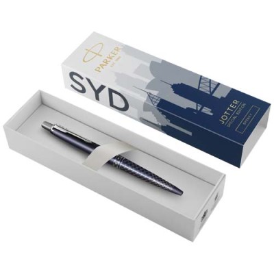 Penna a sfera Parker Jotter SE Global Icons (inchiostro blu)