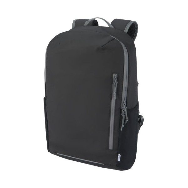 Zaino impermeabile per portatile da 15" in materiale riciclato certificato GRS Aqua - 21 L - cod. P130043