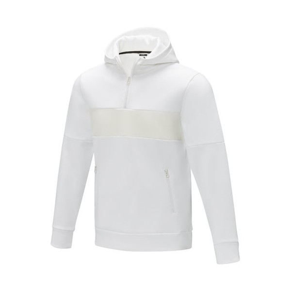 Felpa anorak con cappuccio da uomo a mezza zip Sayan - cod. P39472