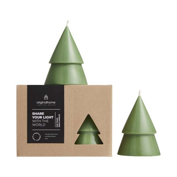 Set di due Candele a forma di albero di Natale - formato medio Originalhome - cod. P126324