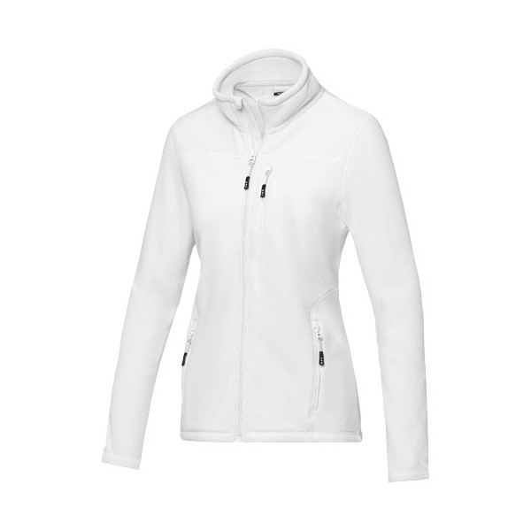 Giacca da donna in pile con zip integrale in materiale riciclato certificato GRS Amber - cod. P37530