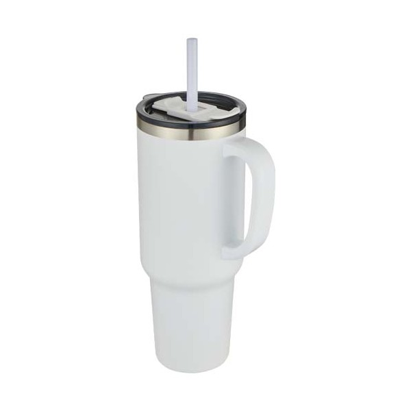 Tazza con isolamento sottovuoto in rame a doppia parete certificata RCS con cannuccia da 1200 ml Sydney - cod. P100802