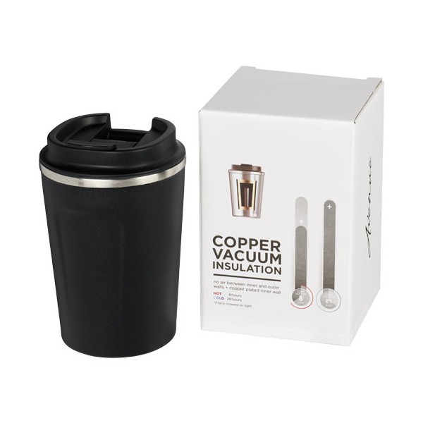 Bicchiere Thor con isolamento sottovuoto in rame a tenuta stagna da 360 ml - cod. P100587