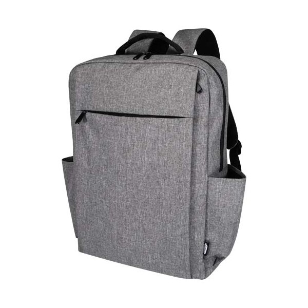 Zaino per computer portatile da 15" in materiale riciclato con certificazione GRS Libra - 15L - cod. P130084