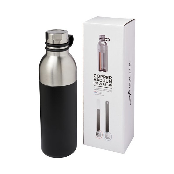 Borraccia termica Koln con isolamento sottovuoto in rame da 590 ml - cod. P100588