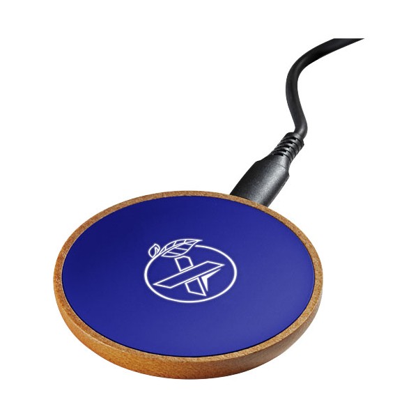 Stazione di ricarica wireless in legno SCX.design W13 da 10 W - cod. P2PX051