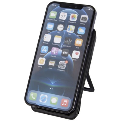 Stazione di ricarica in plastica riciclata da 10 W con supporto per telefono Loop