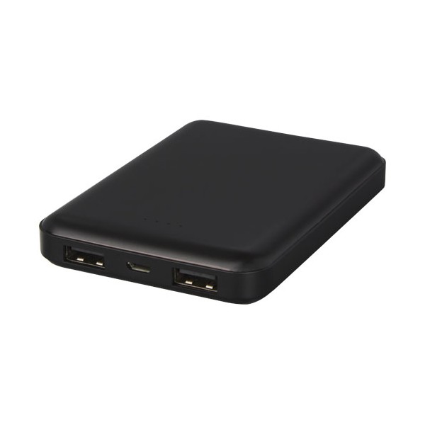 Power bank ultra sottile luminoso da 5000 mAh Gleam - cod. P124208
