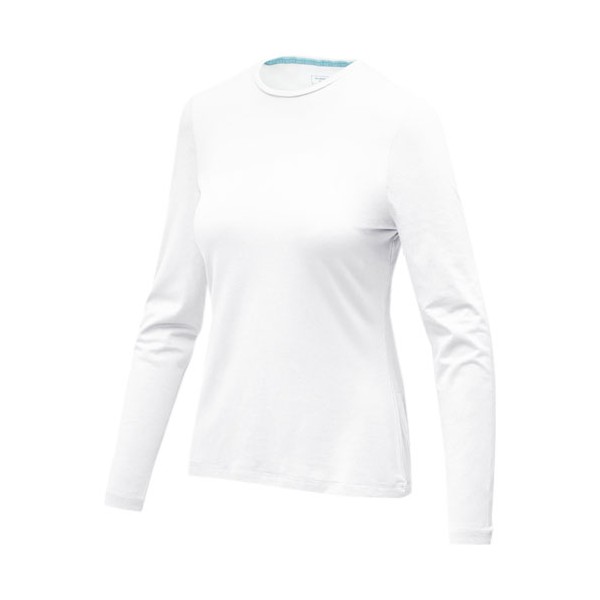 T-shirt Ponoka in tessuto organico a manica lunga da donna - cod. P38019