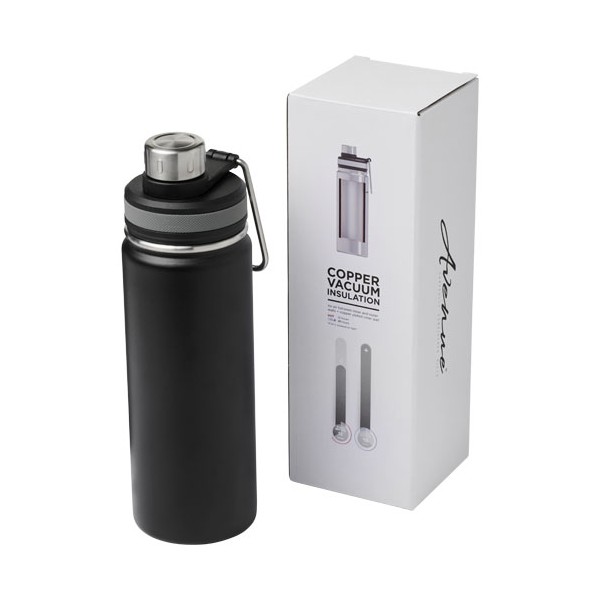 Borraccia sportiva Gessi con isolamento sottovuoto in rame da 590 ml  - cod. P100644