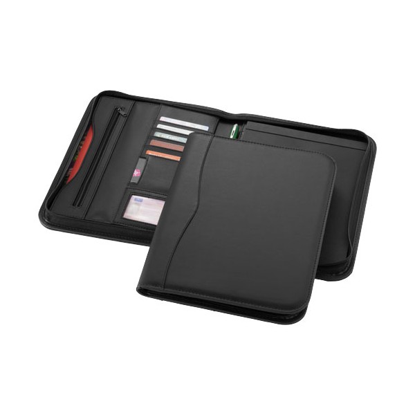 Portadocumenti A4 con cerniera Ebony - cod. P119986