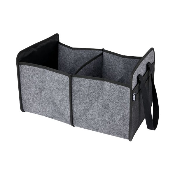 Organizer pieghevole per auto in feltro riciclato certificato GRS Felta - cod. P120664