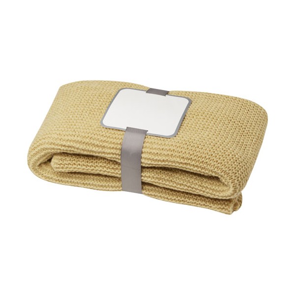 Coperta lavorata maglia di poliestere GRS da 150 x 120 cm Suzy - cod. P113336