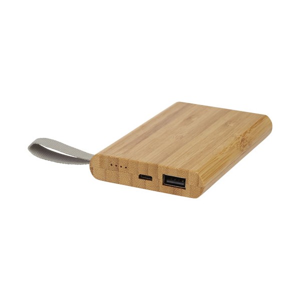 Power bank Tulda da 5000 mAh in bambù - cod. P124145