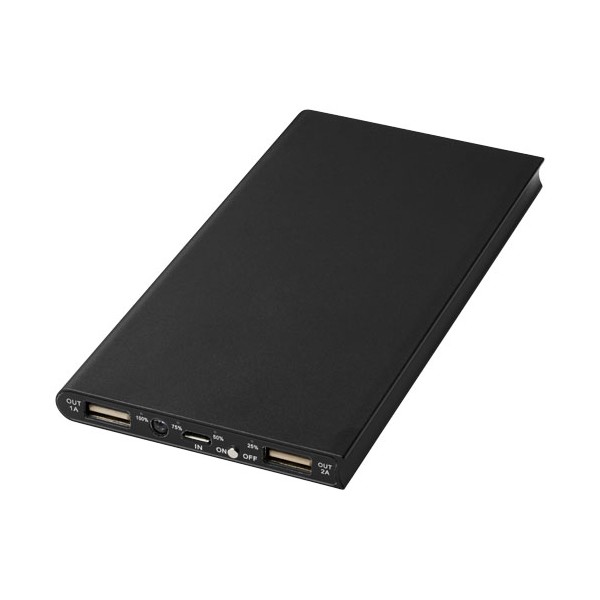 Power bank in alluminio da 8000 mAh Plate - cod. P124112
