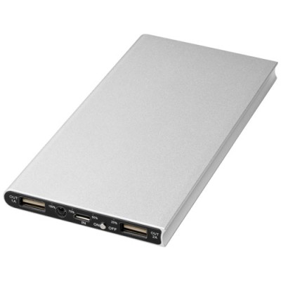 Power bank in alluminio da 8000 mAh Plate