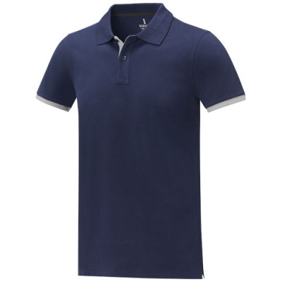 Polo Morgan da uomo bicolore a manica corta - cod. P38110