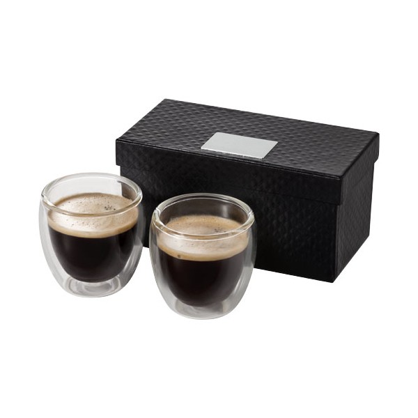 Set da 2 tazze in vetro per espresso Boda - cod. P112511