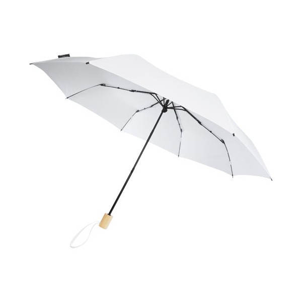 Ombrello pieghevole in PET riciclato antivento da 21" Birgit - cod. P109145