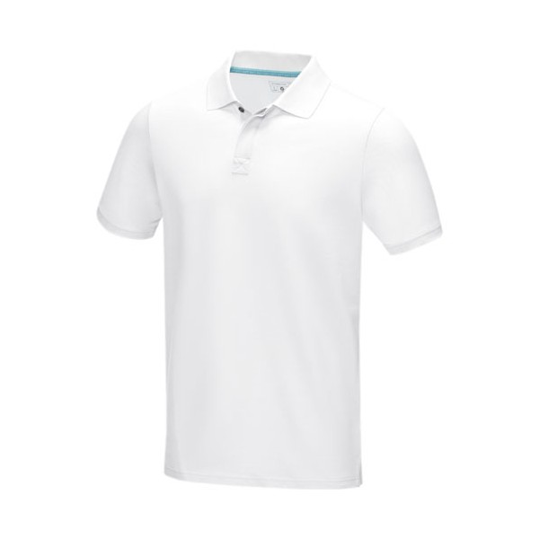 Polo Graphite a manica corta da uomo in tessuto organico - cod. P37508