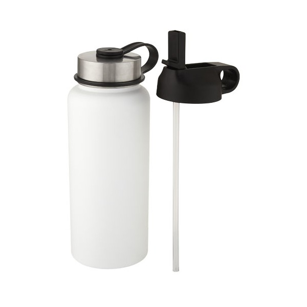 Borraccia sportiva Supra da 1l con isolamento sottovuoto in rame con 2 coperchi - cod. P100682
