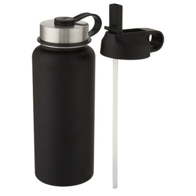 Borraccia sportiva Supra da 1l con isolamento sottovuoto in rame con 2 coperchi