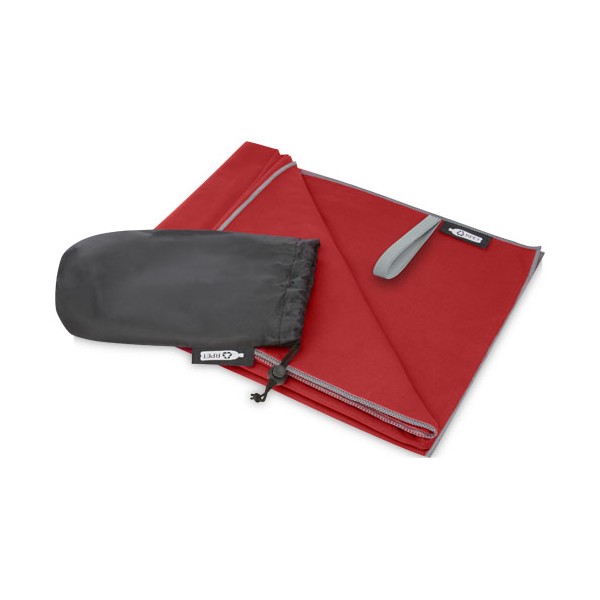 Asciugamano ultra leggero in PET riciclato 130 x 80 cm - cod. P127012