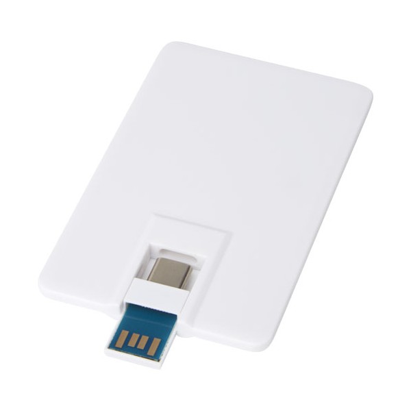 Chiavetta USB 3.0 da 64 GB con porta Tipo-C e USB-A Duo slim - cod. P123750