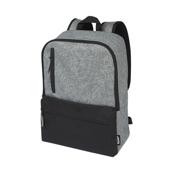 Zaino bicolore per portatile da 15" in materiale riciclato certificato GRS Reclaim 14L - cod. P120655