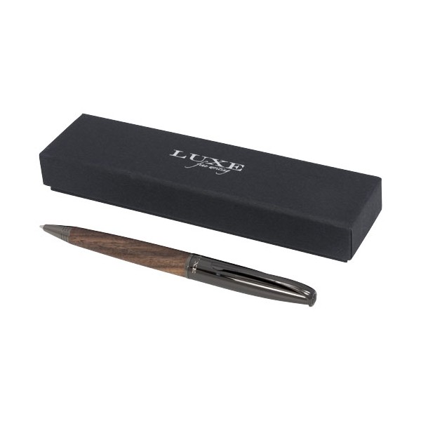 Penna a sfera con serbatoio in legno Loure (inchiostro nero) - cod. P107291