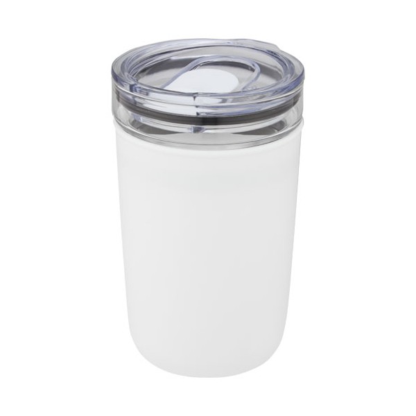 Bicchiere da 420 ml in vetro con parete esterna in plastica riciclata - cod. P100675