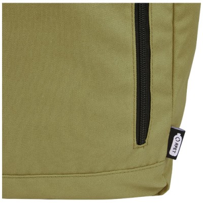 Zaino con chiusura arrotolabile per portatile da 15,6" in PET riciclato certificato GRS Byron 18L