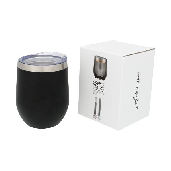 Bicchiere termico Corzo con isolamento sottovuoto in rame da 350 ml - cod. P100516