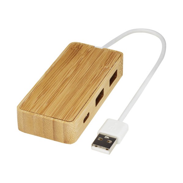 Hub USB in bambù Tapas - cod. P124306