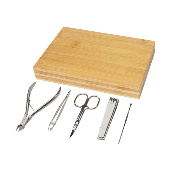 Set per manicure Ladia da 5 pezzi in bambù - cod. P126198