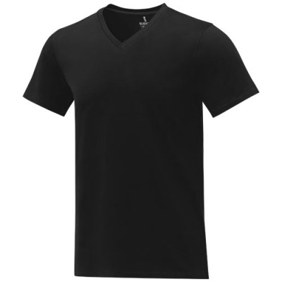 T-shirt Somoto da uomo a manica corta con collo a V 