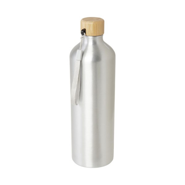 Borraccia in alluminio riciclato certificato RCS da 1000 ml Malpeza - cod. P100796